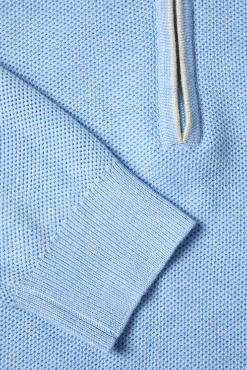 Benetti Dawson 1/4 Zip Knit Cotton Sweater